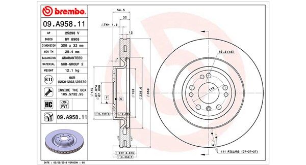 MAGNETI MARELLI Bremžu diski 360406122101